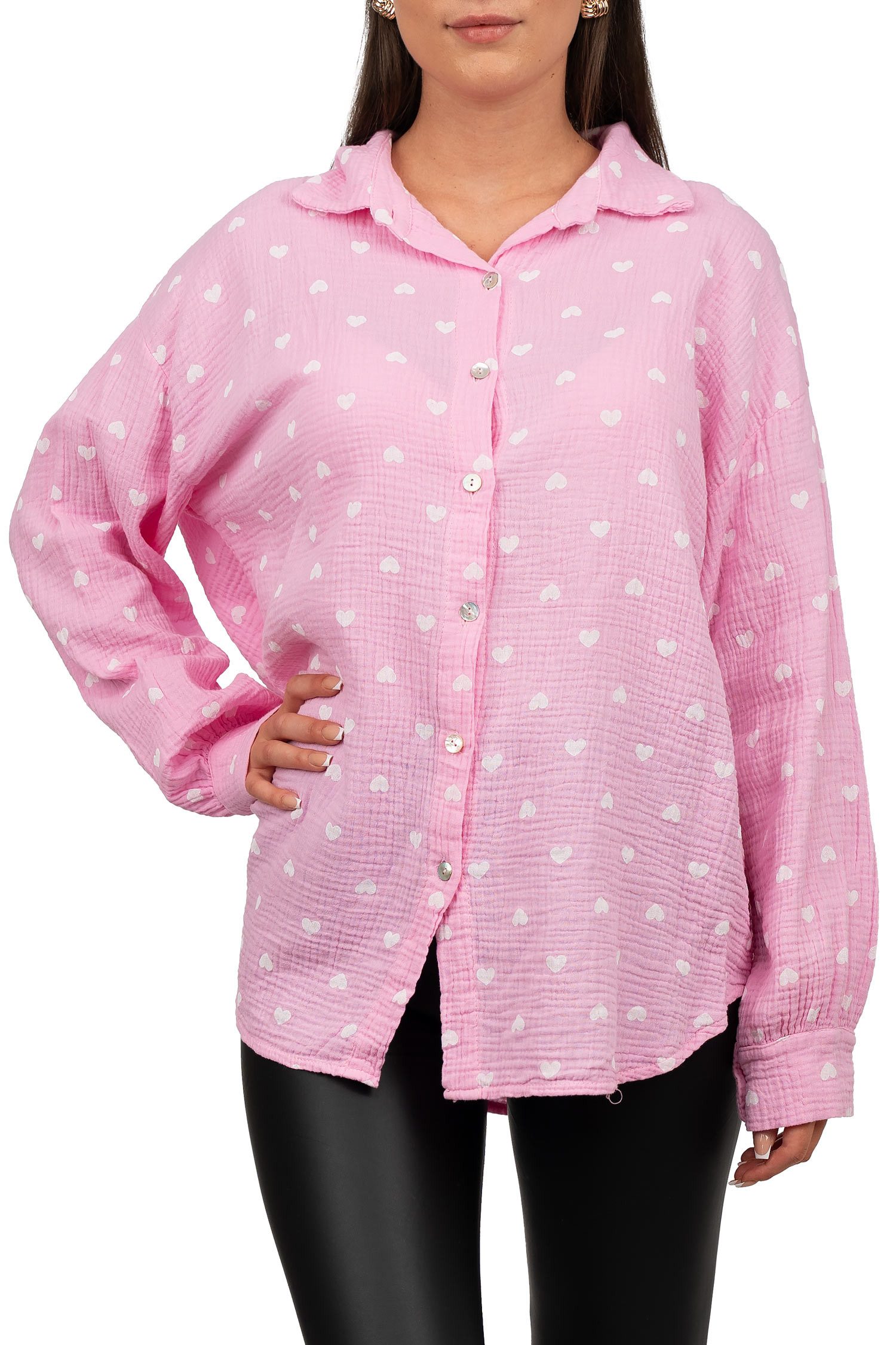 Reichstadt Hemdbluse Reichstadt Damen Musselin Bluse günstig online kaufen