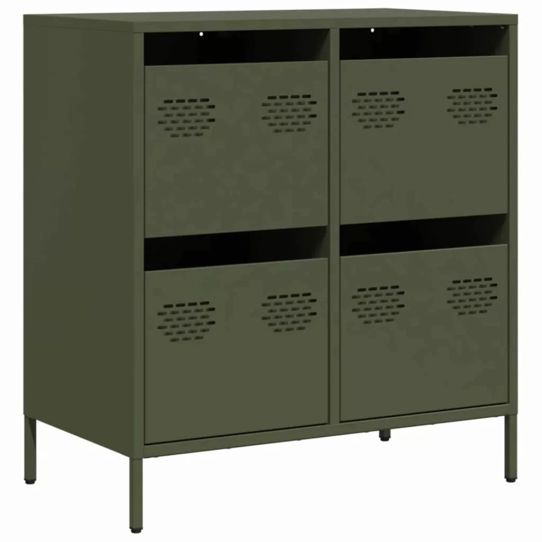 vidaXL Sideboard Sideboard Olivgrün 68x39x73,5 cm günstig online kaufen