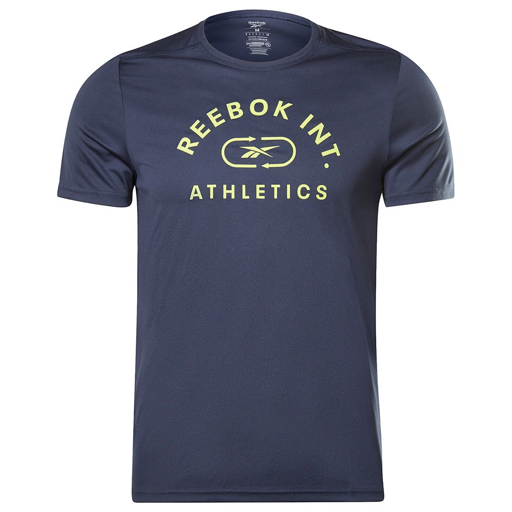 Reebok Workout Ready Poly Graphic Kurzärmeliges T-shirt M Vector Navy günstig online kaufen