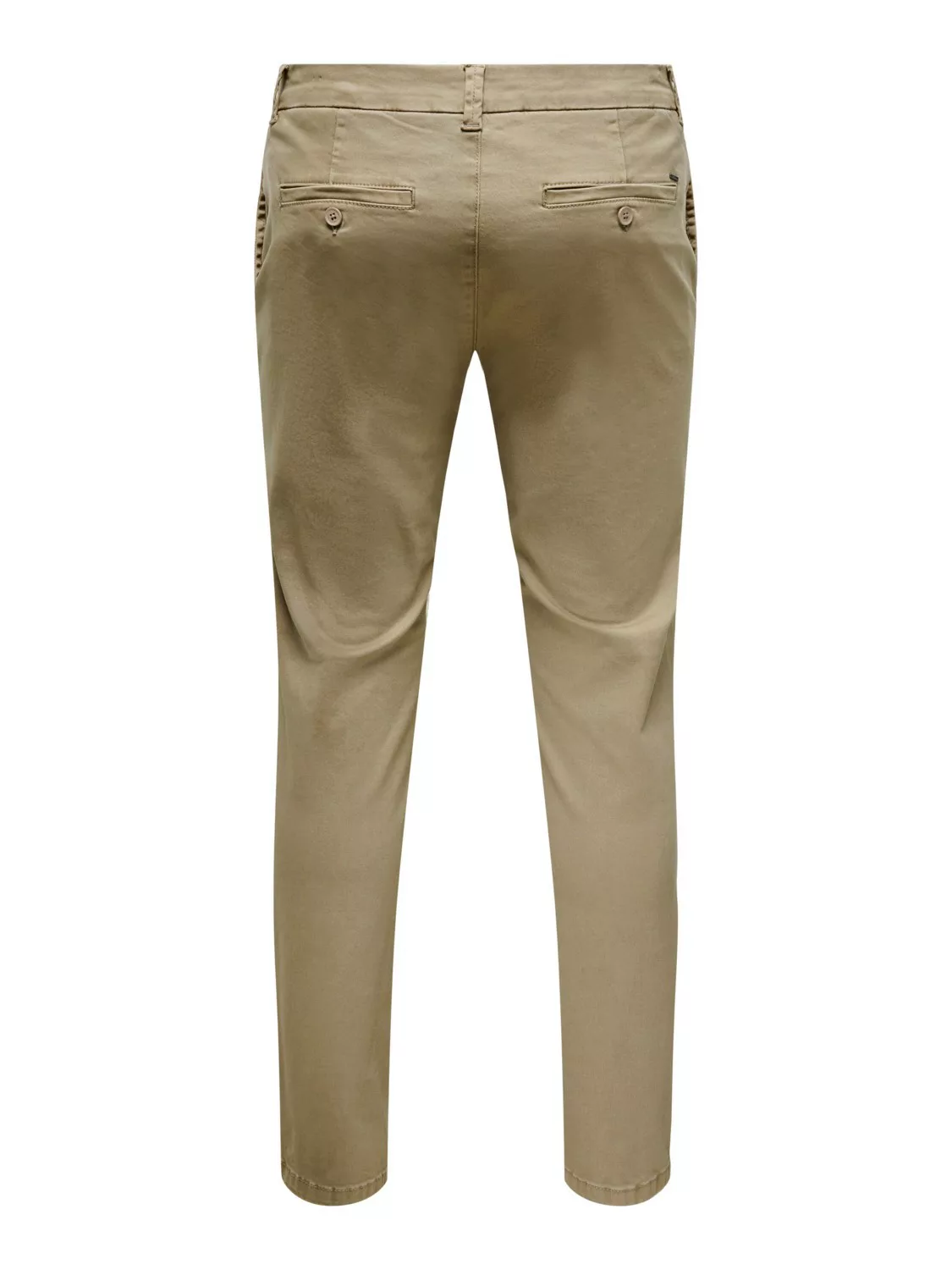 Only & Sons Herren Chino Hose ONSPETE - Slim Fit - Blau Beige günstig online kaufen