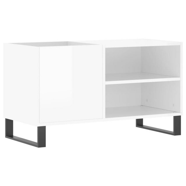 vidaXL Schrankmodule Plattenschrank Hochglanz-Weiß 85x38x48 cm Holzwerkstof günstig online kaufen