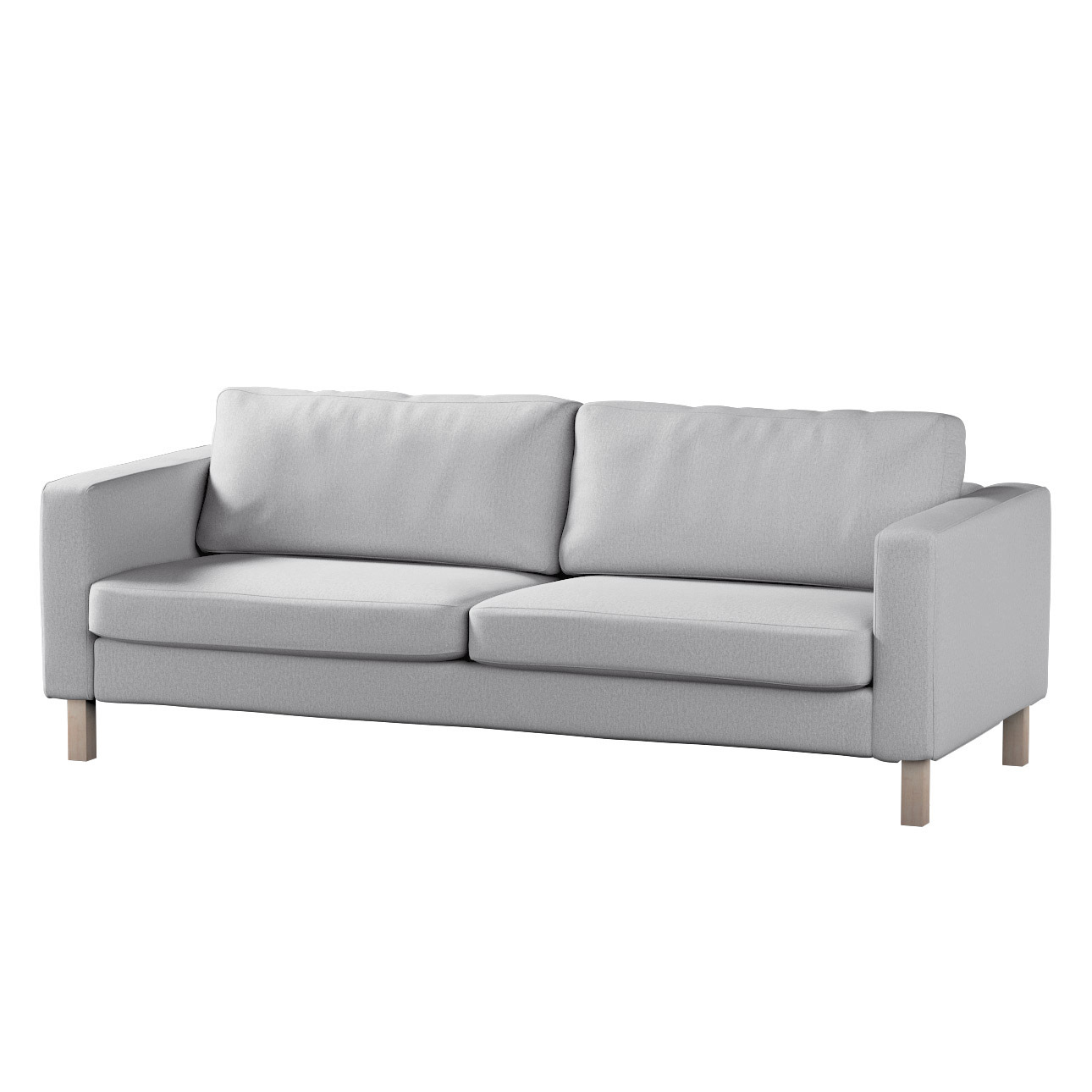 Bezug für Karlstad 3-Sitzer Sofa nicht ausklappbar, kurz, szary, Bezug für günstig online kaufen