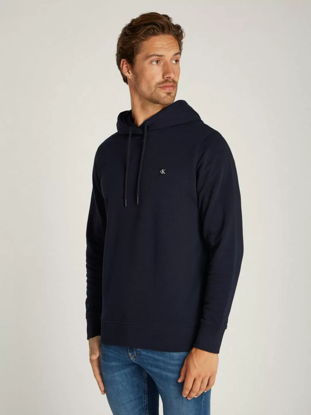 Calvin Klein Jeans Sweatshirt CK EMBRO BADGE HOODIE mit Logopatch günstig online kaufen