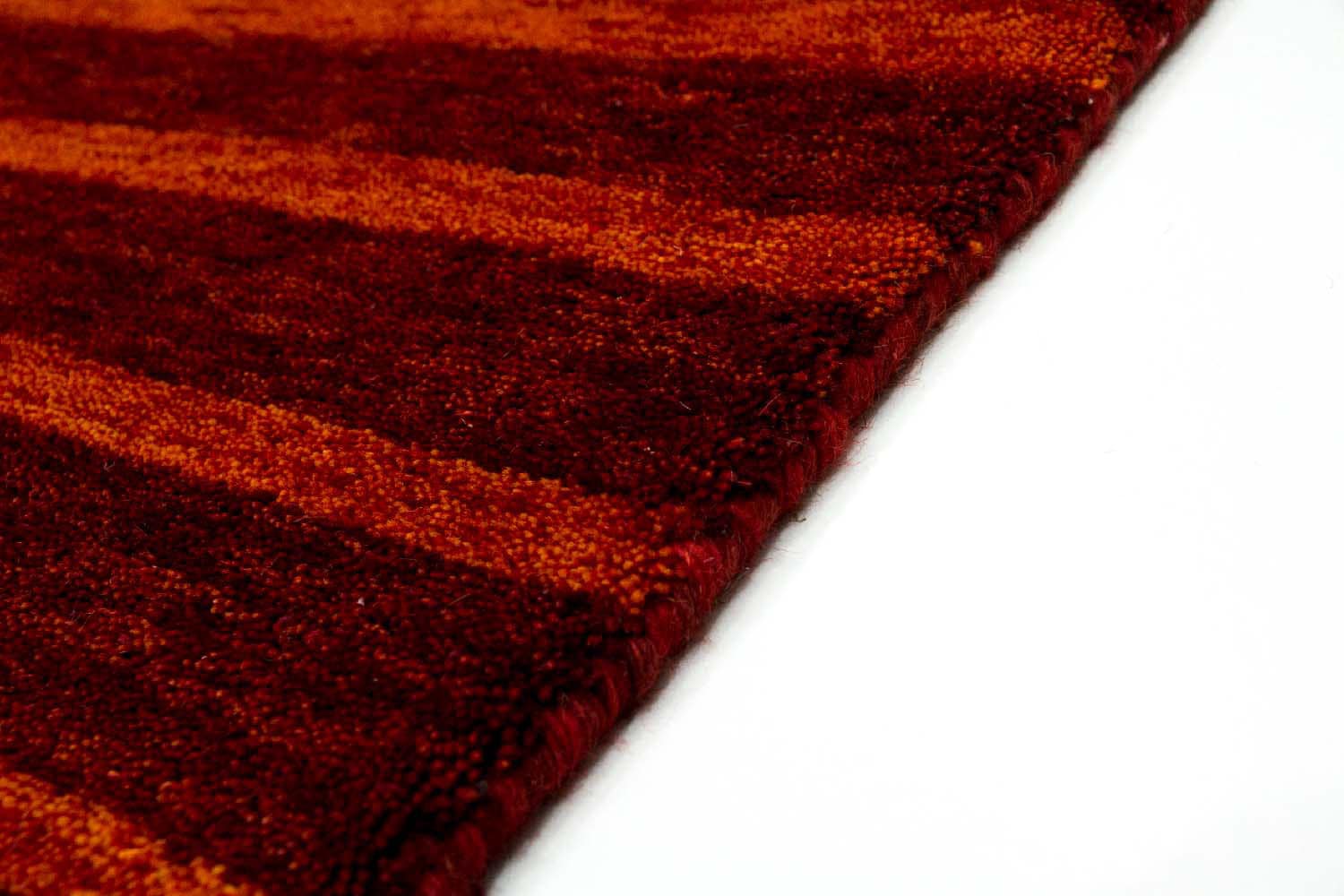 morgenland Wollteppich »Gabbeh Teppich handgewebt rost«, rechteckig, Kurzfl günstig online kaufen