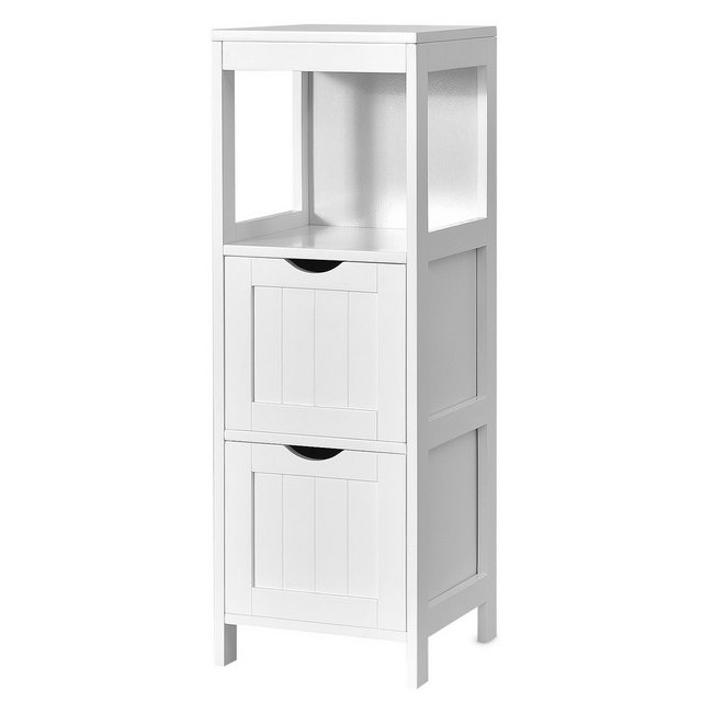 KOMFOTTEU Midischrank Badschrank mit Ablagen,30x30x89,5 cm günstig online kaufen