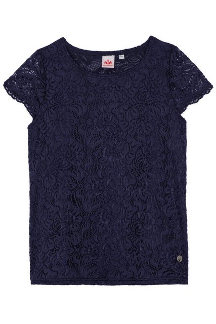 Spieth & Wensky Trachtenbluse Blusenshirt - DIVERIA - dunkelblau, hellblbau günstig online kaufen