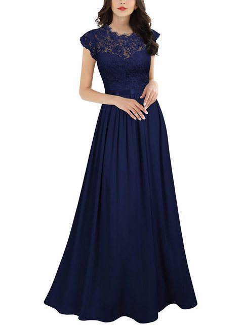 MASHANG Maxikleid Damen Ballkleid Maxi Lang Maxikleid Elegant für Hochzeit günstig online kaufen