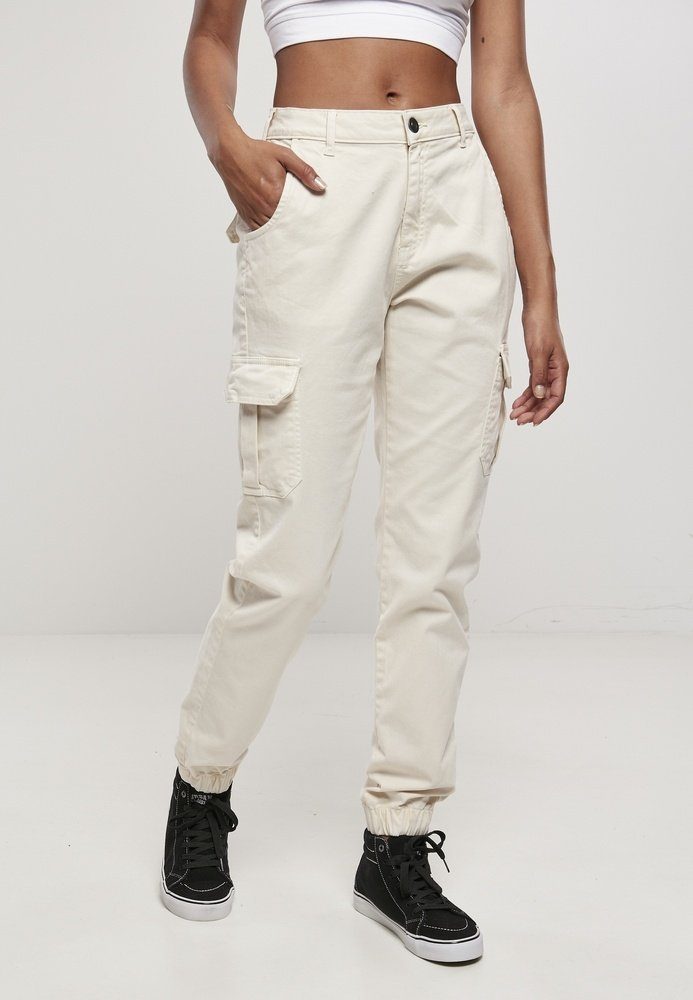 URBAN CLASSICS Cargohose "Urban Classics Damen Ladies High Waist Cargo Pant günstig online kaufen