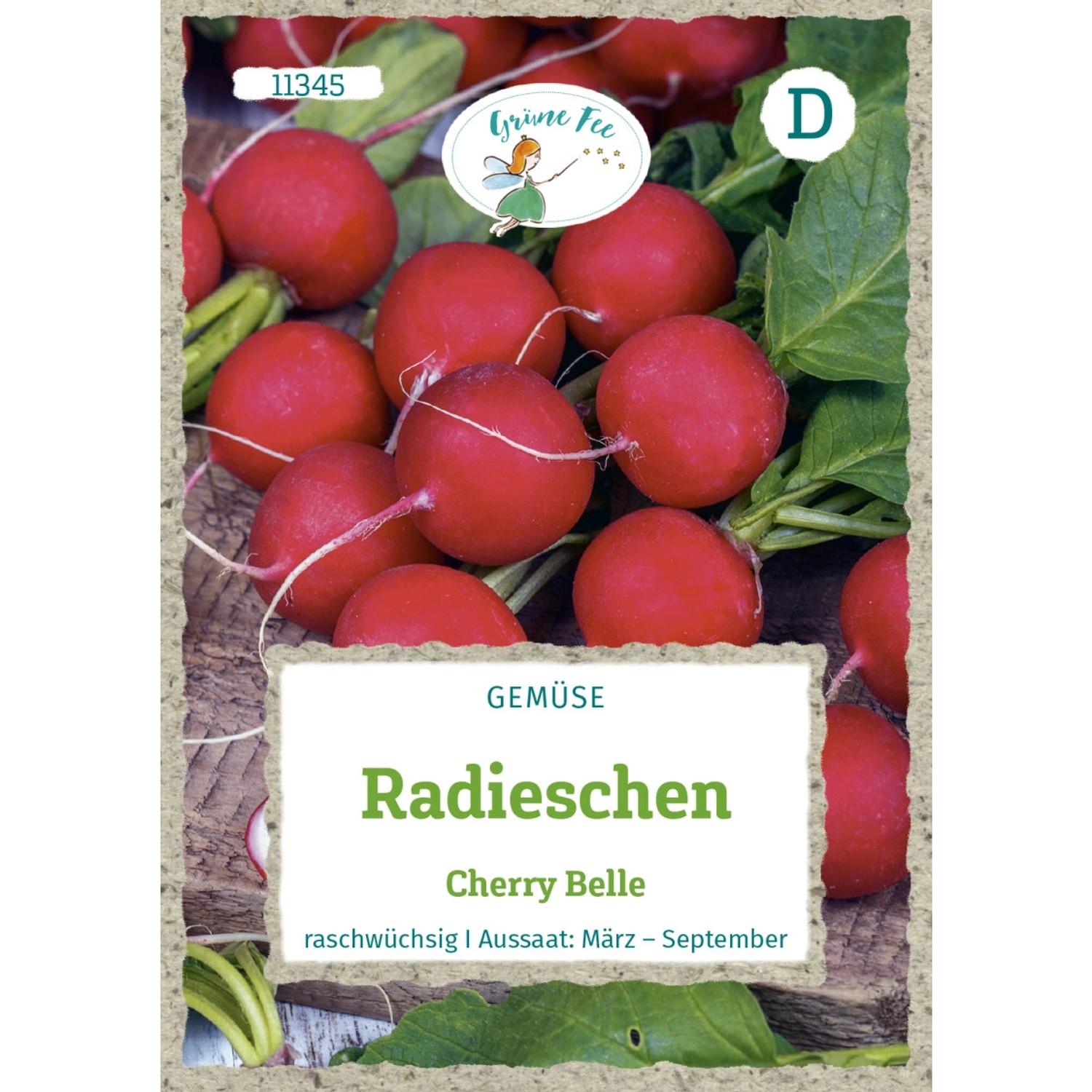 Grüne Fee Radieschen Cherry Belle Saatgut günstig online kaufen