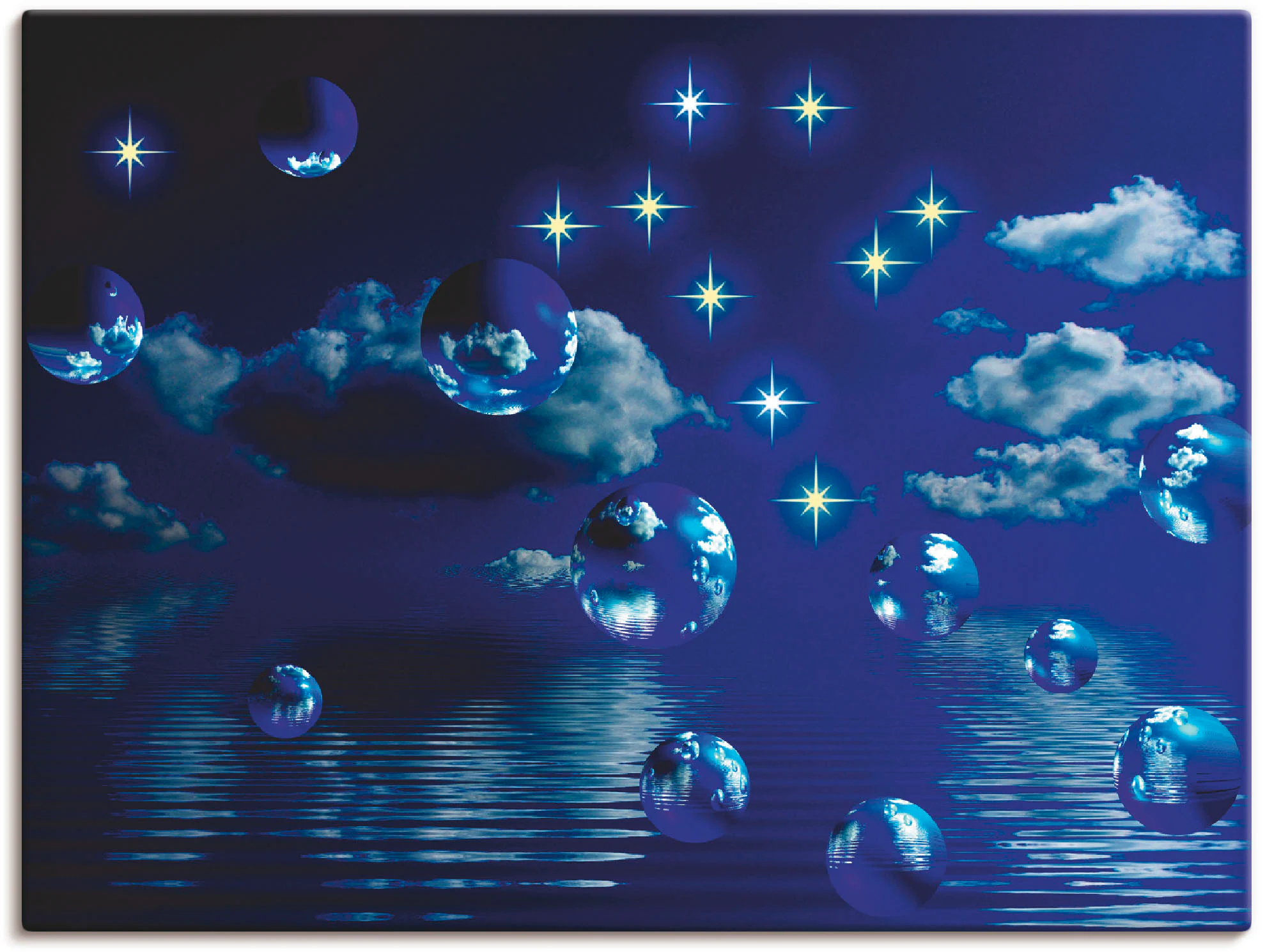 Artland Leinwandbild "Sternenhimmel", Landschaften, (1 St.), auf Keilrahmen günstig online kaufen