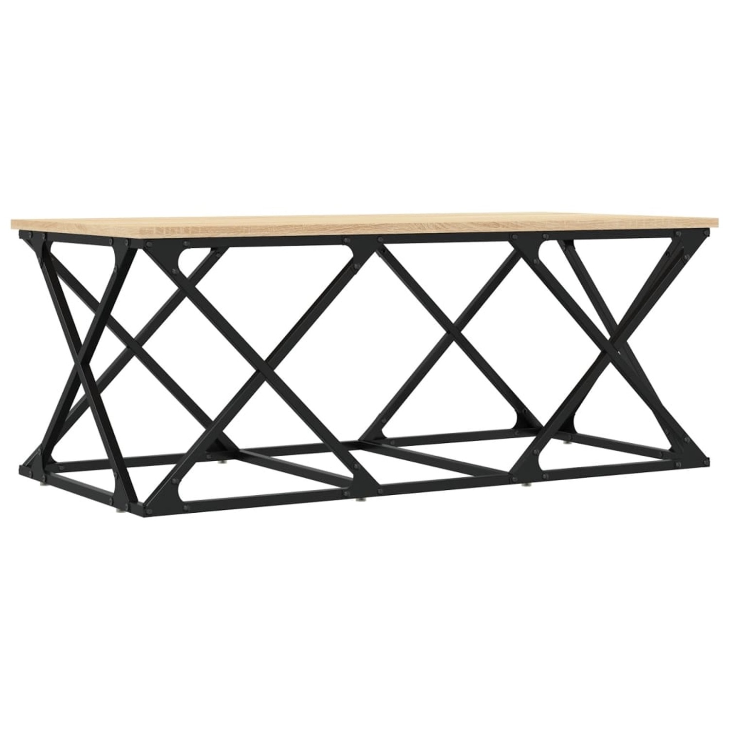 vidaXL Couchtisch Sonoma-Eiche 100x49x40 cm Holzwerkstoff Modell 1 günstig online kaufen