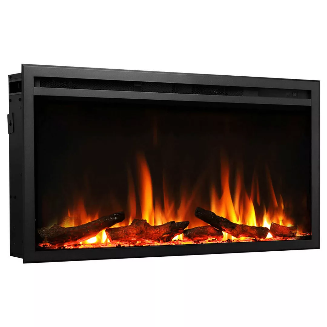 Balderia Elektrischer-Kamin Atlanta EF385B schwarz B/H/L: ca. 14,7x48x84 cm günstig online kaufen