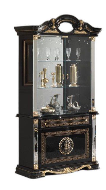 Xlmoebel Vitrine Klassische Vitrine Vitrinenschrank Vitrinen Schränke Holz günstig online kaufen