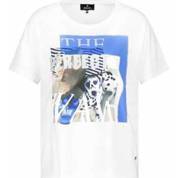 Monari  T-Shirt Rundhals T-Shirt für Damen in weiß günstig online kaufen