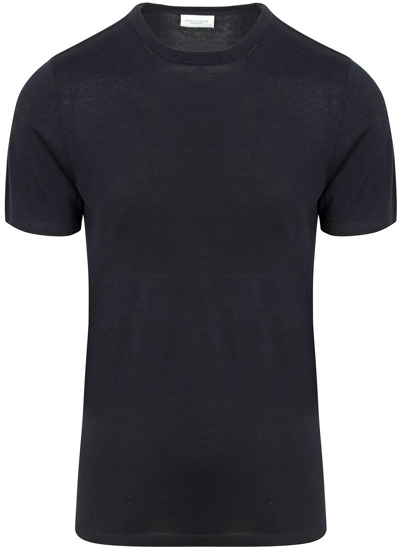 Profuomo T-Shirt Knitted Navy - Größe XL günstig online kaufen