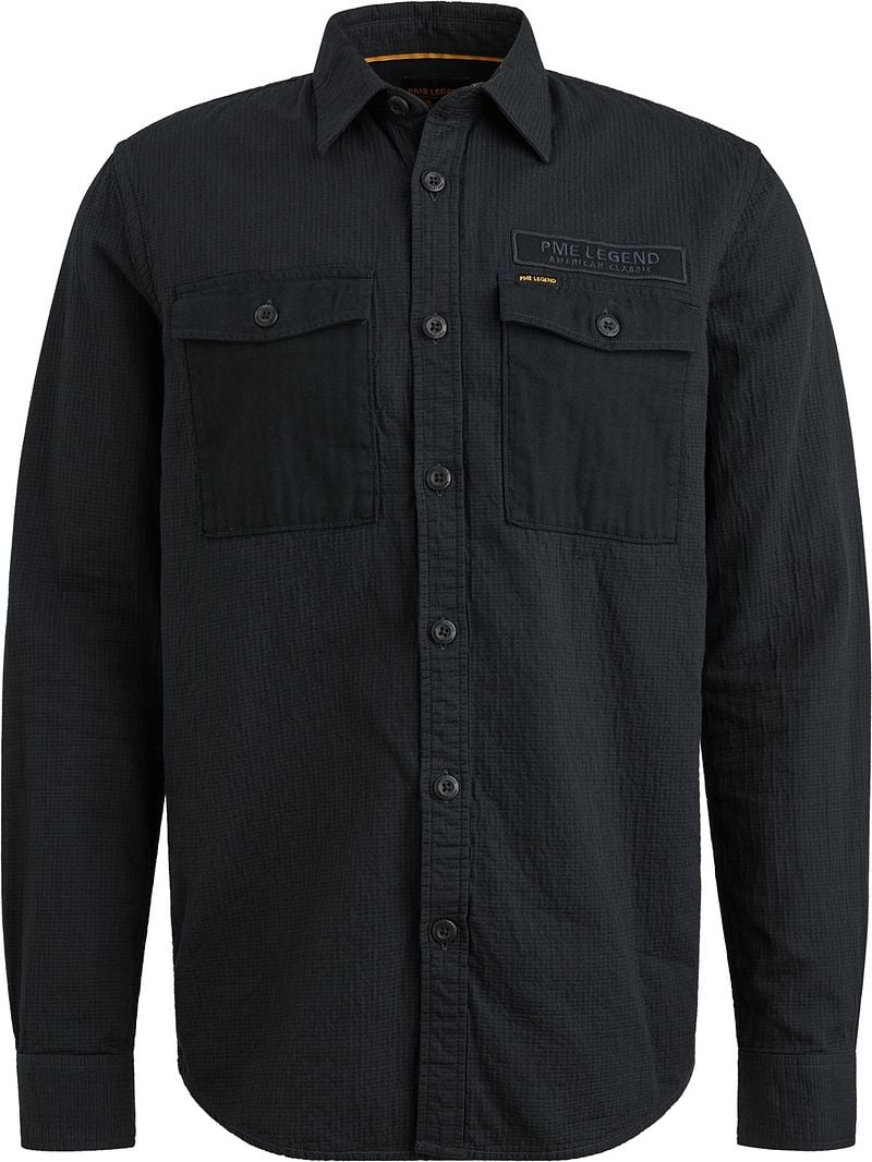 PME Legend Overshirt Quilt Poplin Navy - Größe XXL günstig online kaufen