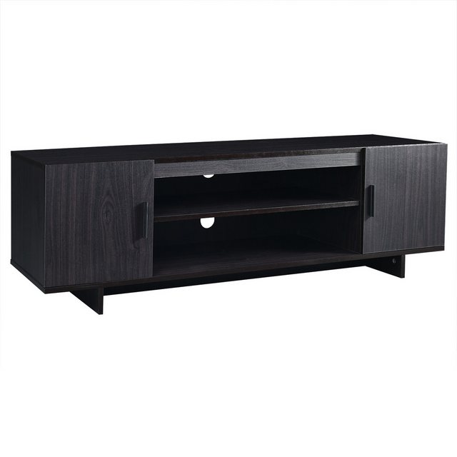 COSTWAY TV-Schrank mit 2 Türen und offenen Regale,152 x 40 x 45 cm günstig online kaufen