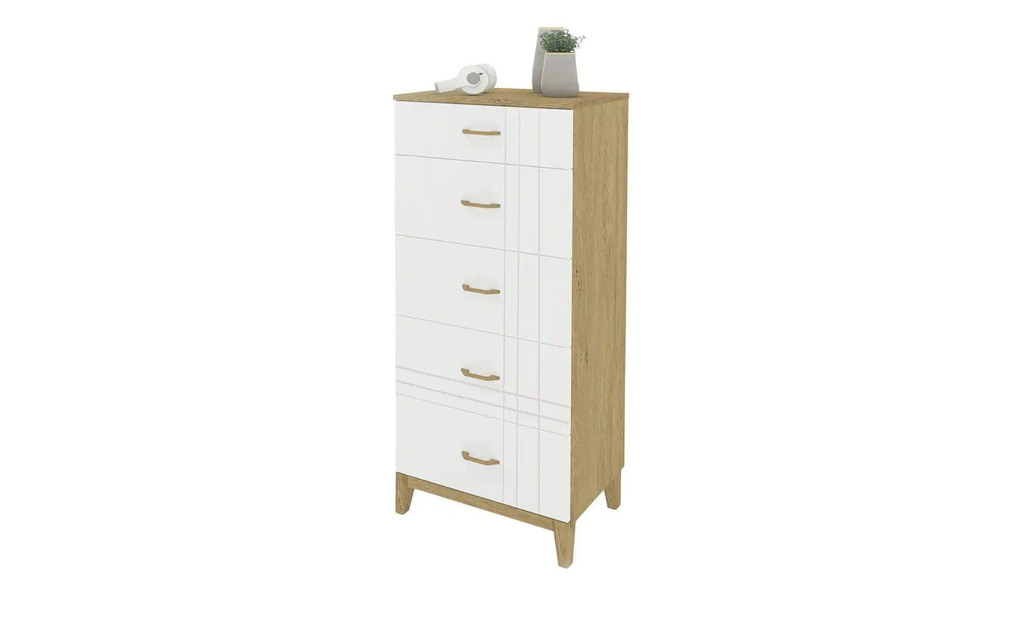 Kommode  Hygge Oak ¦ holzfarben ¦ Maße (cm): B: 60 H: 139,2 T: 45.0 Kommode günstig online kaufen