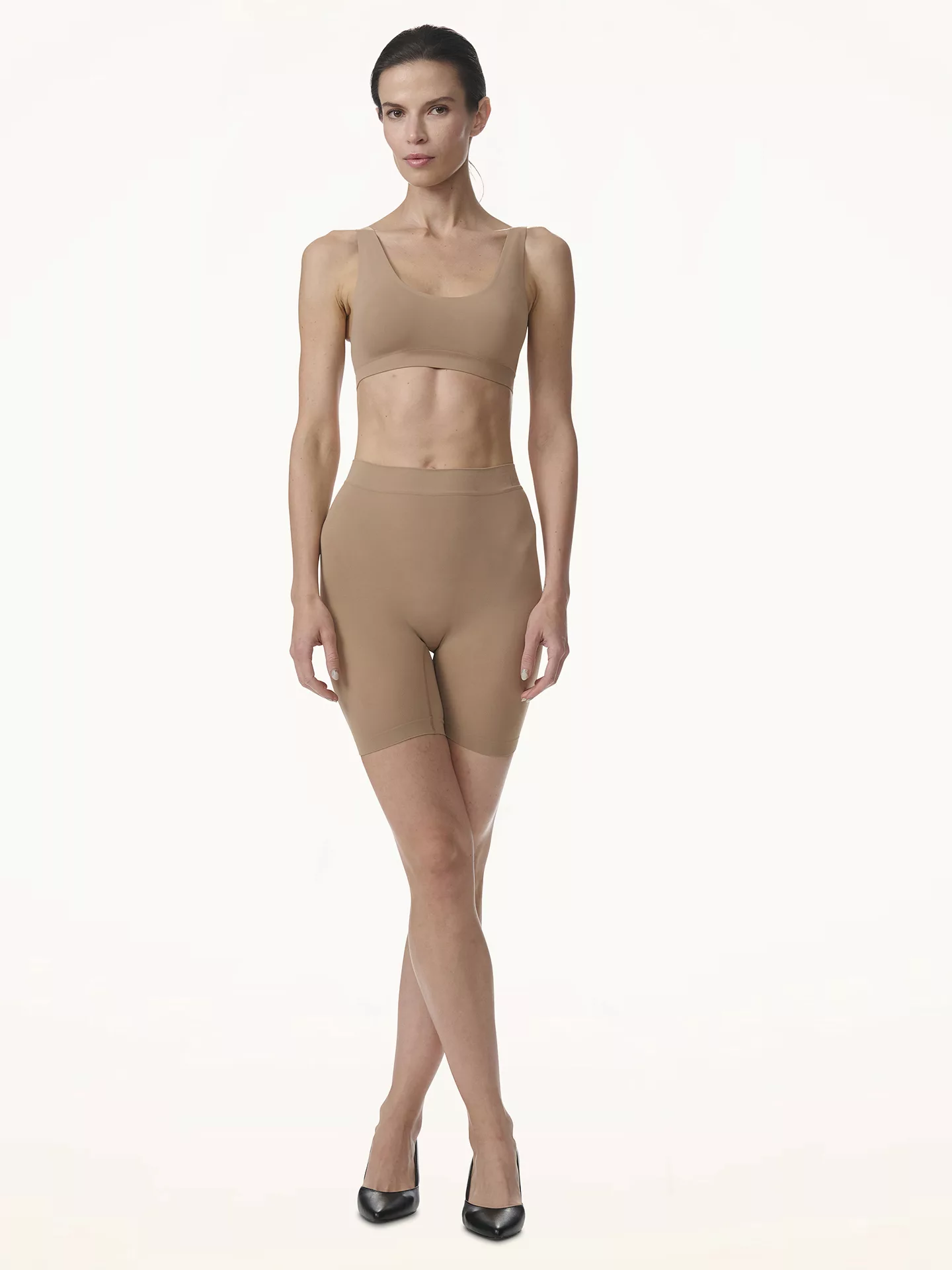 Wolford - Individual Seamless Shorts, Frau, macchiato, Größe: XS günstig online kaufen