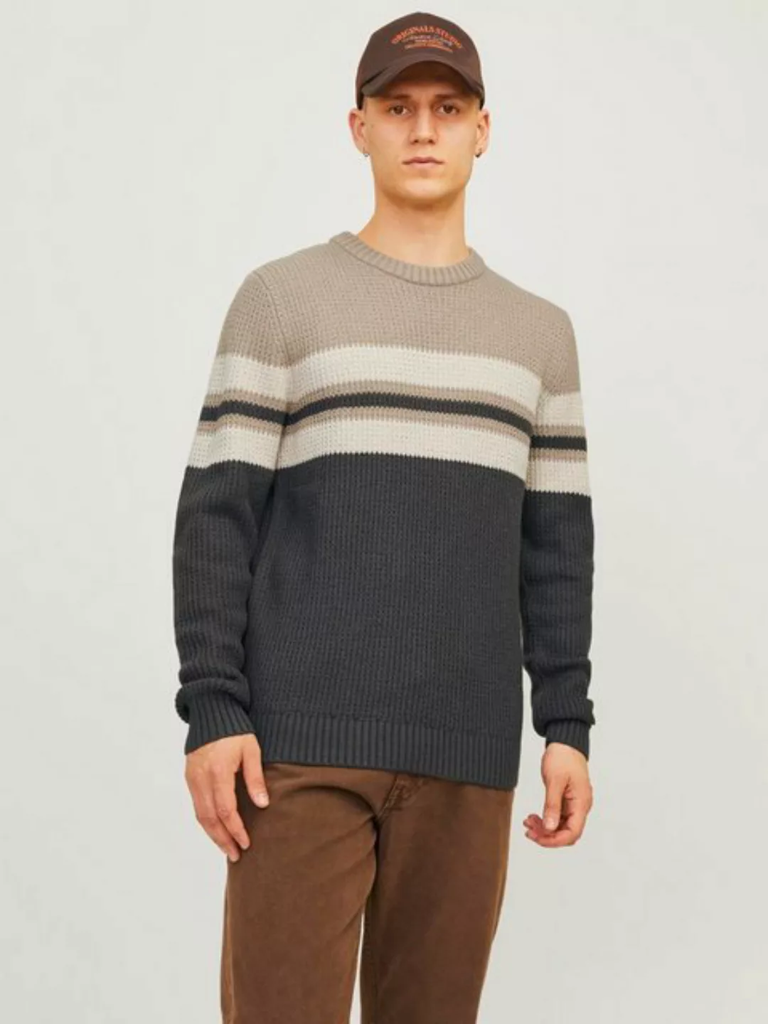 Jack & Jones Rundhalspullover JJSANDER KNIT CREW NECK günstig online kaufen