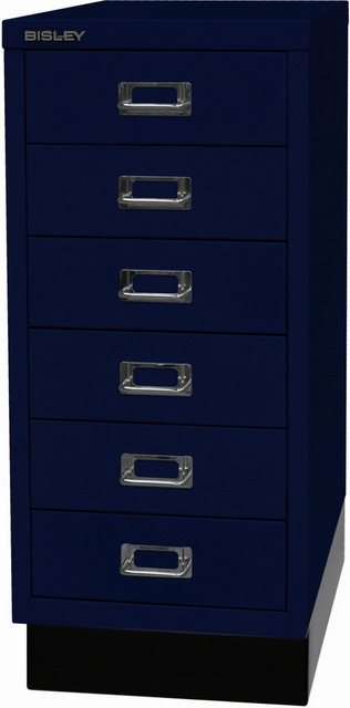 Bisley Aktenschrank Schubladenschrank MultiDrawer 29er Serie Sockel A4 6 Sc günstig online kaufen