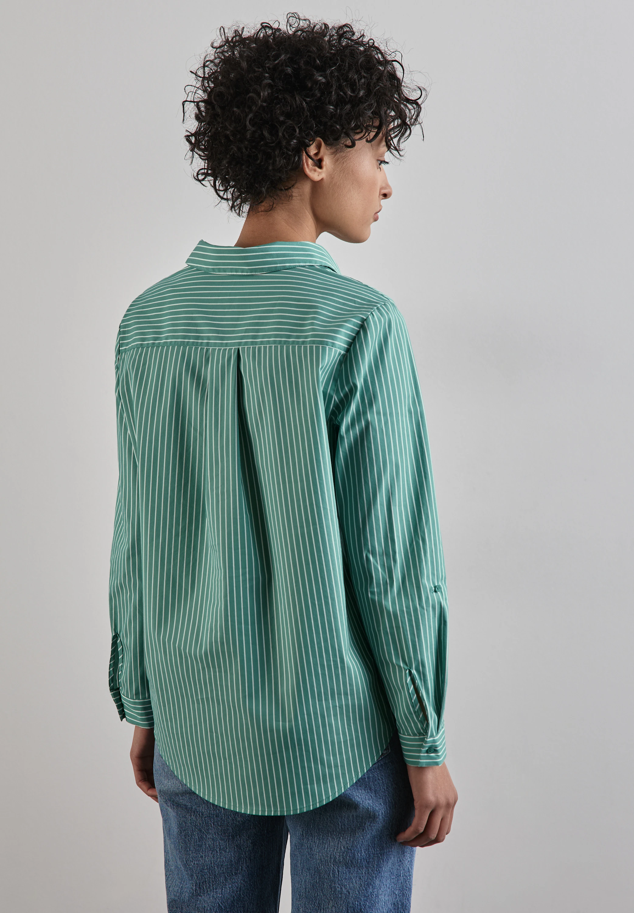 STREET ONE Longbluse, aus Baumwolle mit Stretchanteil günstig online kaufen