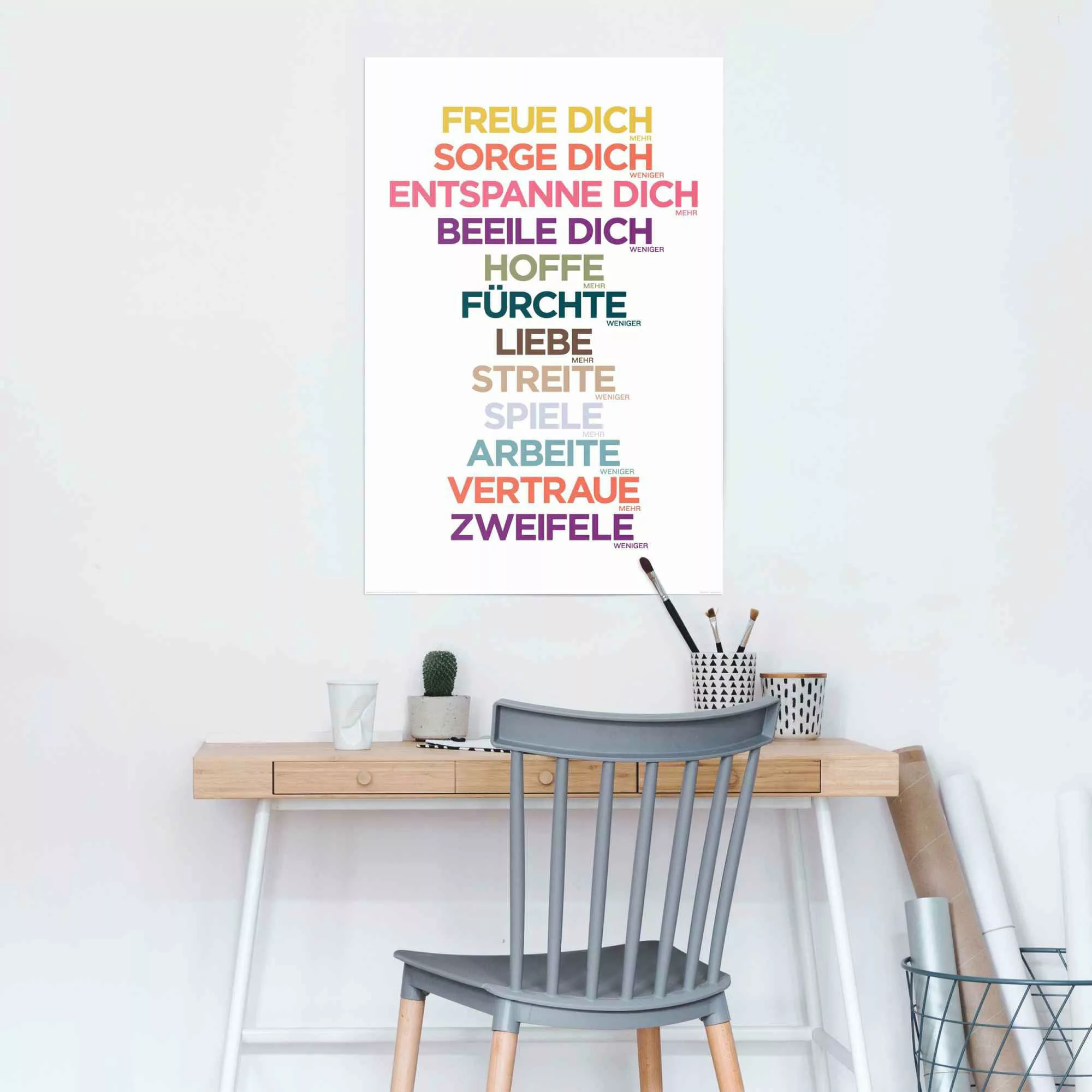 Reinders Poster "Freue dich mehr", (1 St.) günstig online kaufen