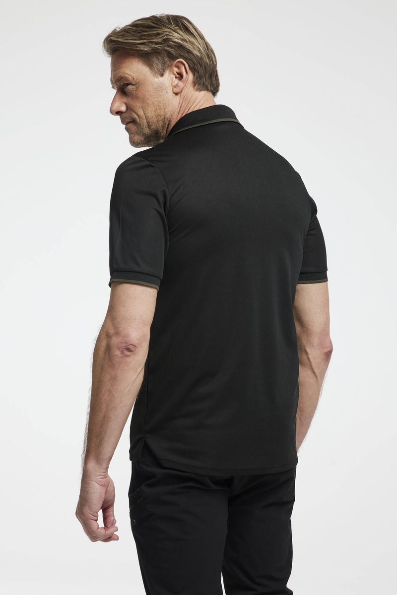 Tenson Polo Shirt Wedge Schwarz - Größe M günstig online kaufen