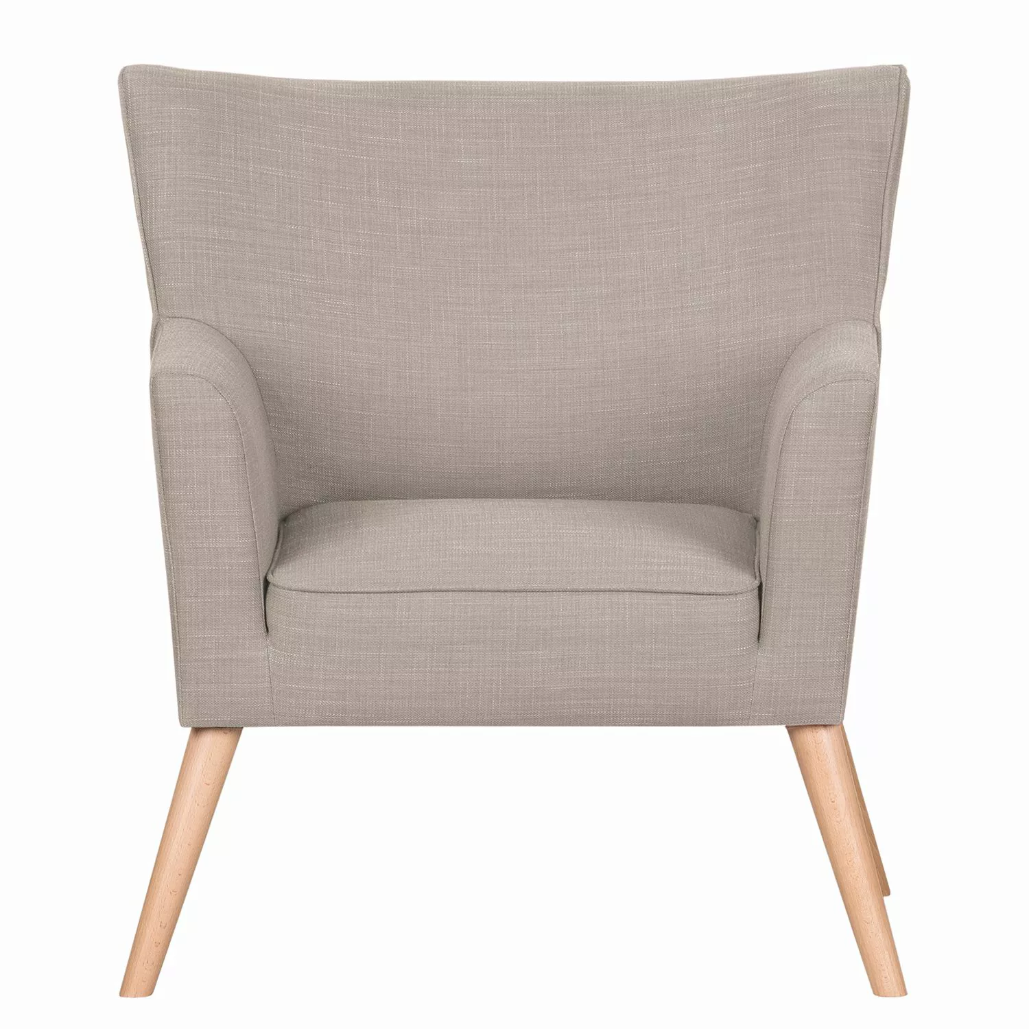 home24 Mørteens Sessel Pollo Beige Webstoff 68x80x71 cm (BxHxT) günstig online kaufen
