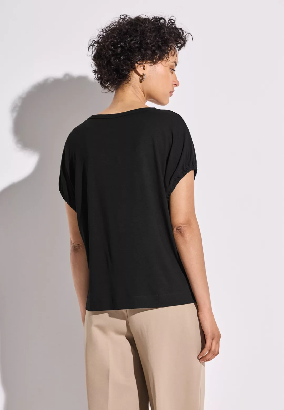 STREET ONE T-Shirt, mit U-Boot-Ausschnitt günstig online kaufen
