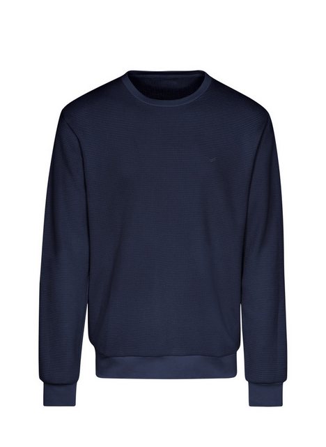 Trigema Sweatshirt TRIGEMA Sweatshirt in Waffeloptik günstig online kaufen