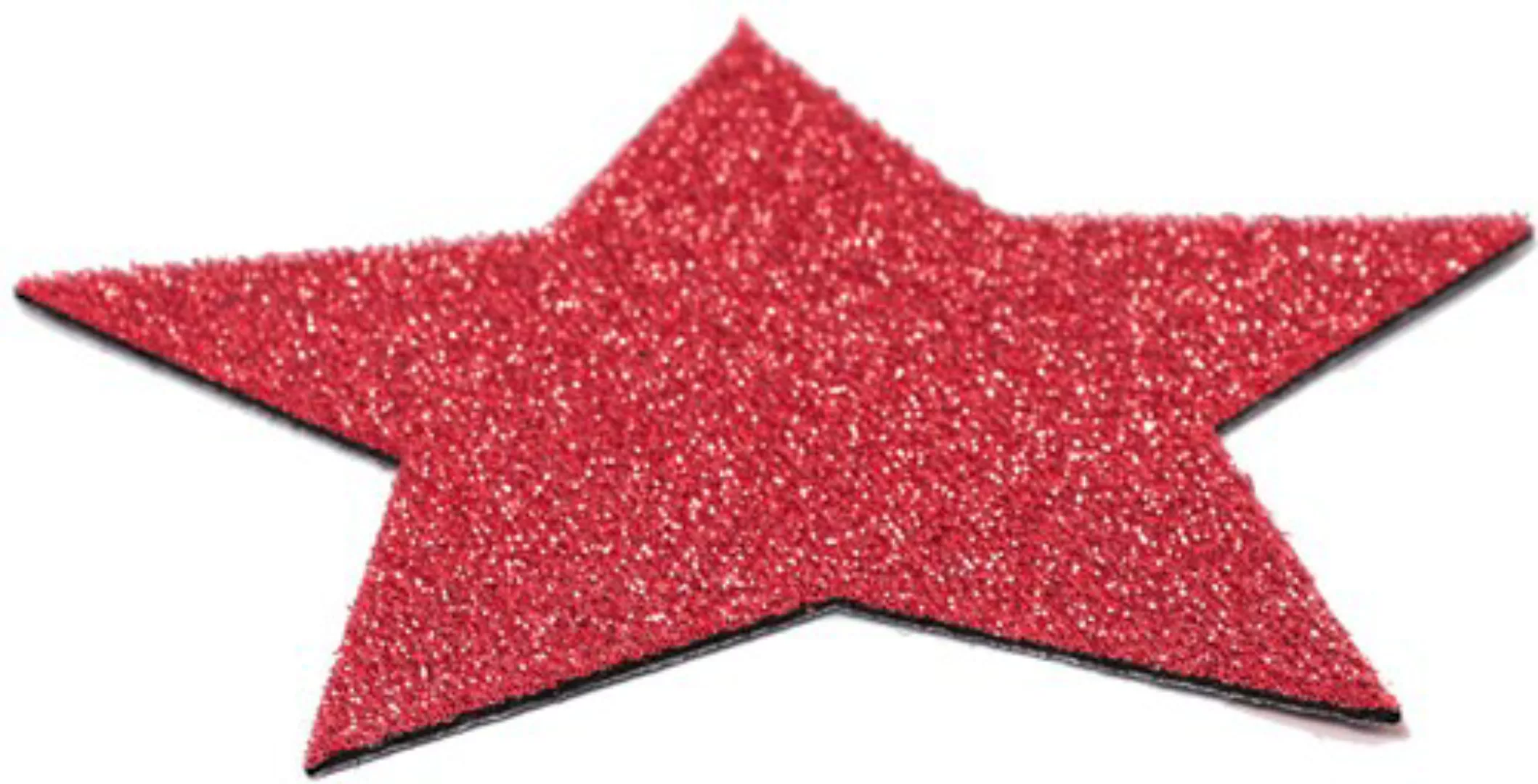 Primaflor-Ideen in Textil Platzset »Stern, Weihnachtsdeko rot«, (Set, 2 St. günstig online kaufen