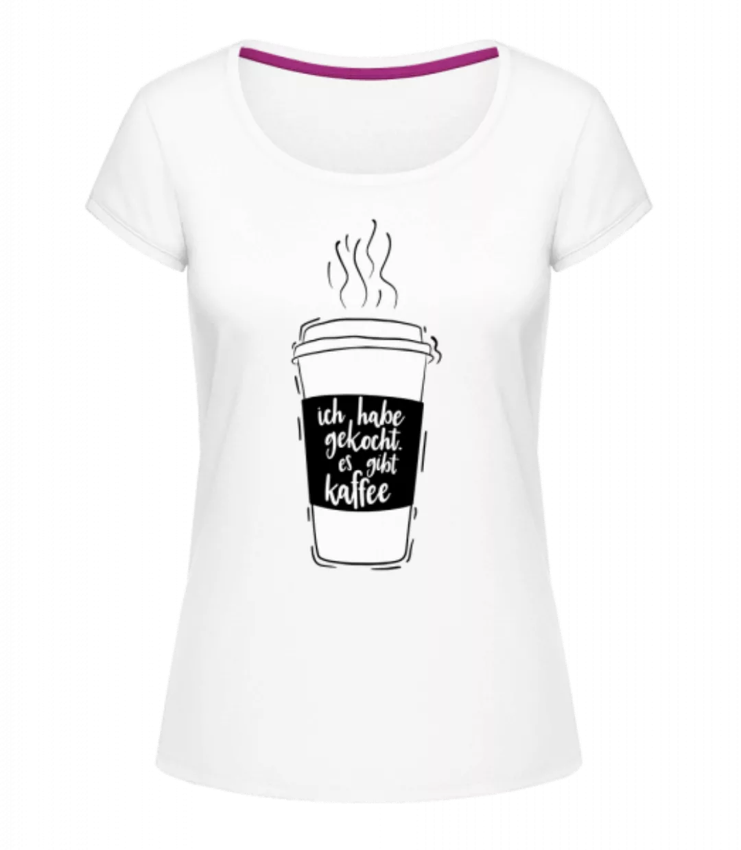 Ich Habe Gekocht · Frauen T-Shirt U-Ausschnitt günstig online kaufen