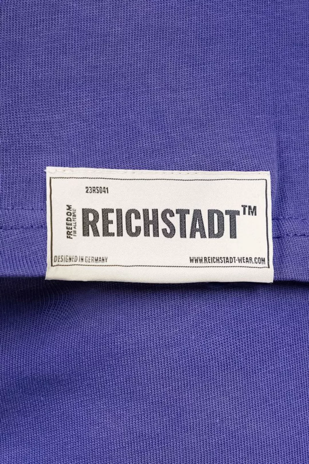 Reichstadt Oversize-Shirt Casual Kurzarm T-shirt 23RS041 Light Purple 5XL m günstig online kaufen