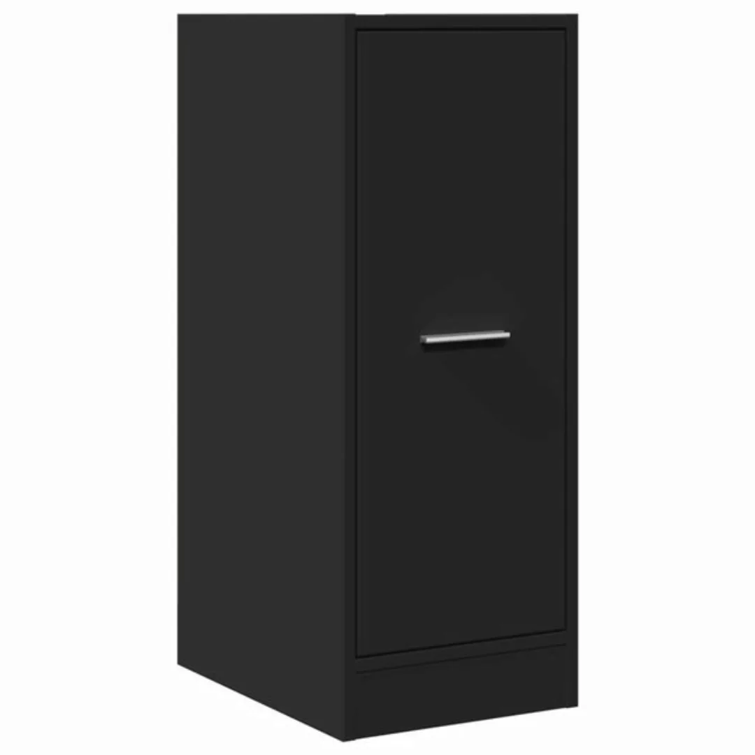 vidaXL Fächerschrank Apothekerschrank Schwarz 30x41x77,5 cm Holzwerkstoff ( günstig online kaufen