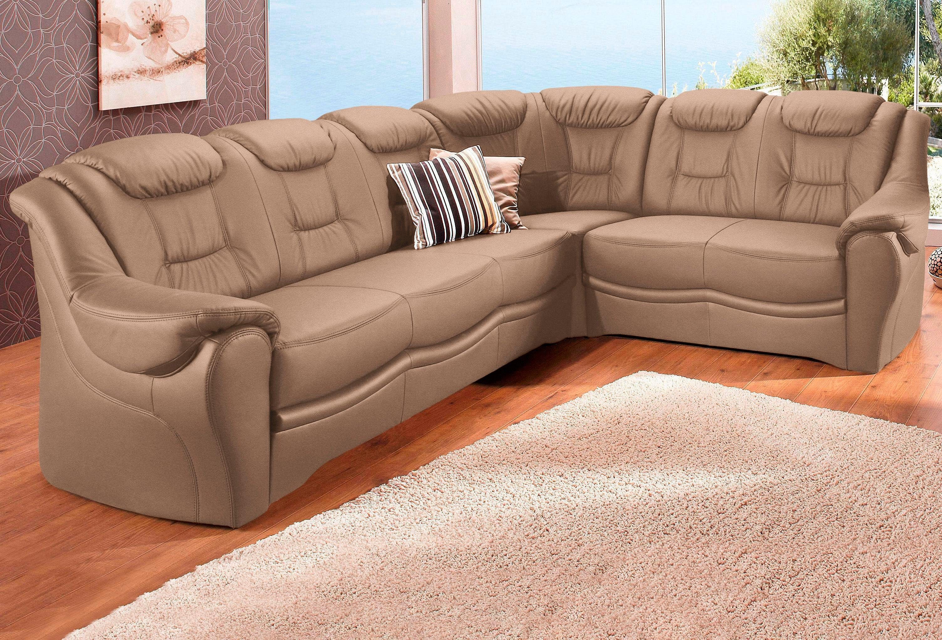 sit&more Ecksofa "Mailand L-Form", wahlweise mit Bettfunktion günstig online kaufen