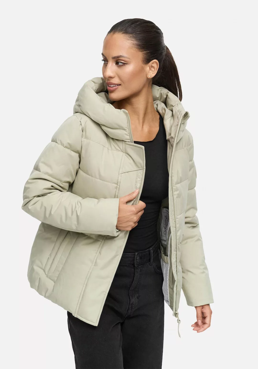 Marikoo Outdoorjacke "Elira", mit warmem Teddyfell günstig online kaufen