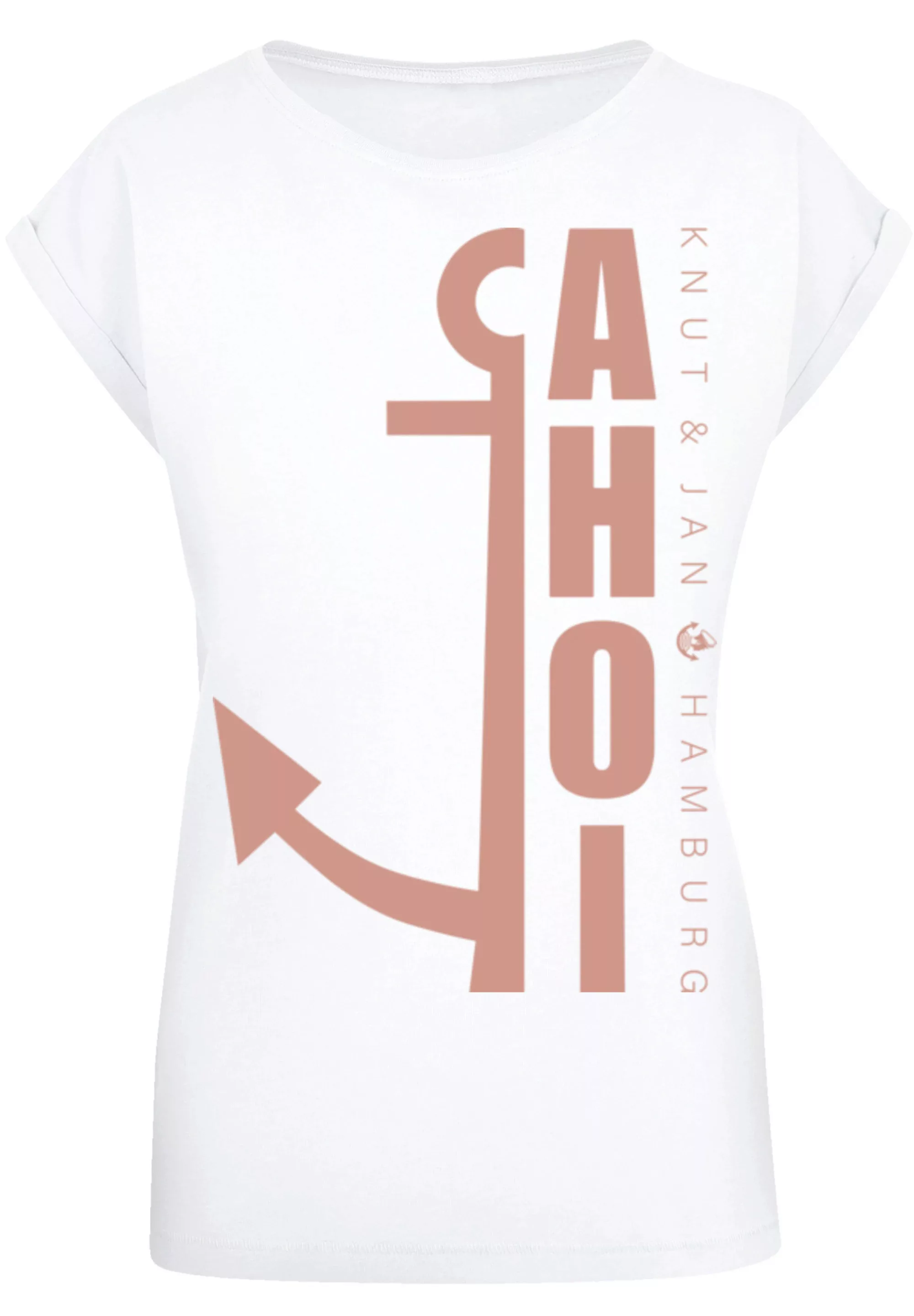 F4NT4STIC T-Shirt "PLUS SIZE Ahoi Anker", Print günstig online kaufen