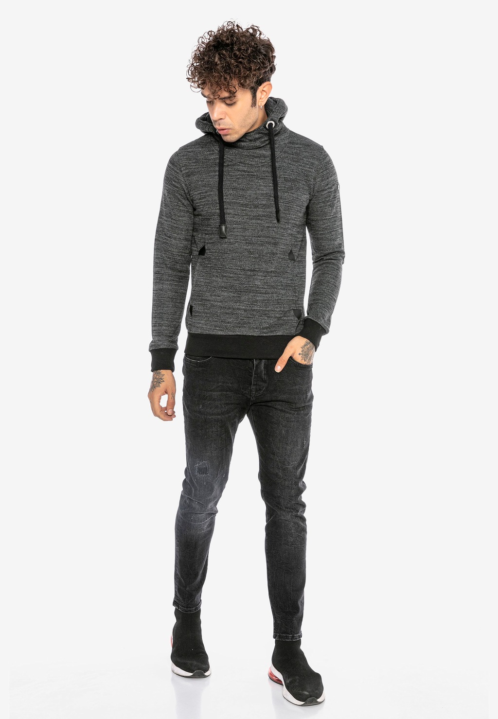 RedBridge Kapuzensweatshirt "Modesto", mit dickem Kordelzug günstig online kaufen