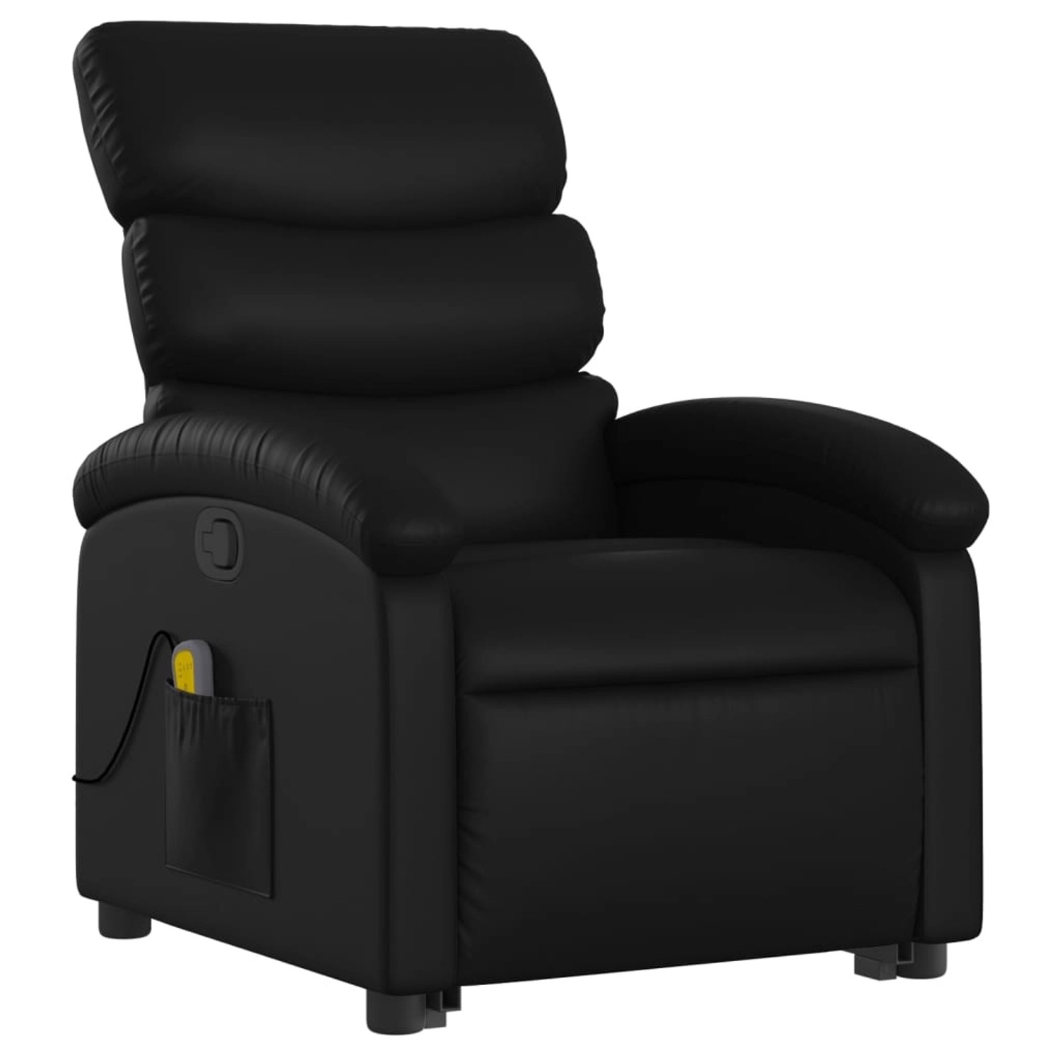 vidaXL Massagesessel mit Aufstehhilfe Schwarz Kunstleder Modell 3 günstig online kaufen