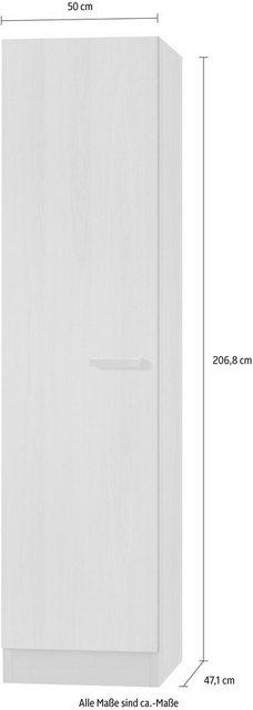 OPTIFIT Hochschrank "Odense 50", 50 cm breit, 47 cm tief, 207 cm hoch, für günstig online kaufen