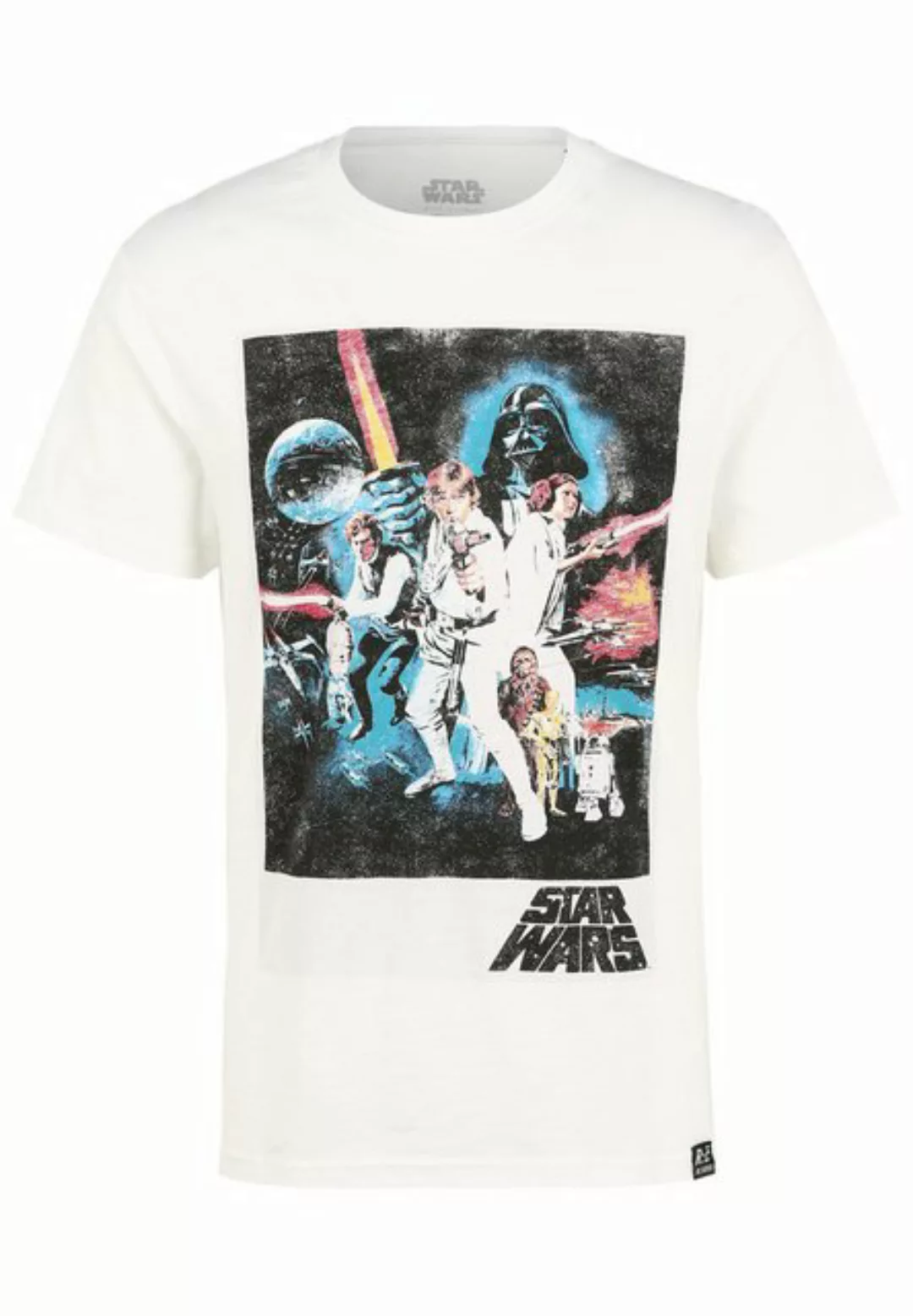 Recovered T-Shirt Star Wars Classic New Hope Poster GOTS zertifizierte Bio- günstig online kaufen