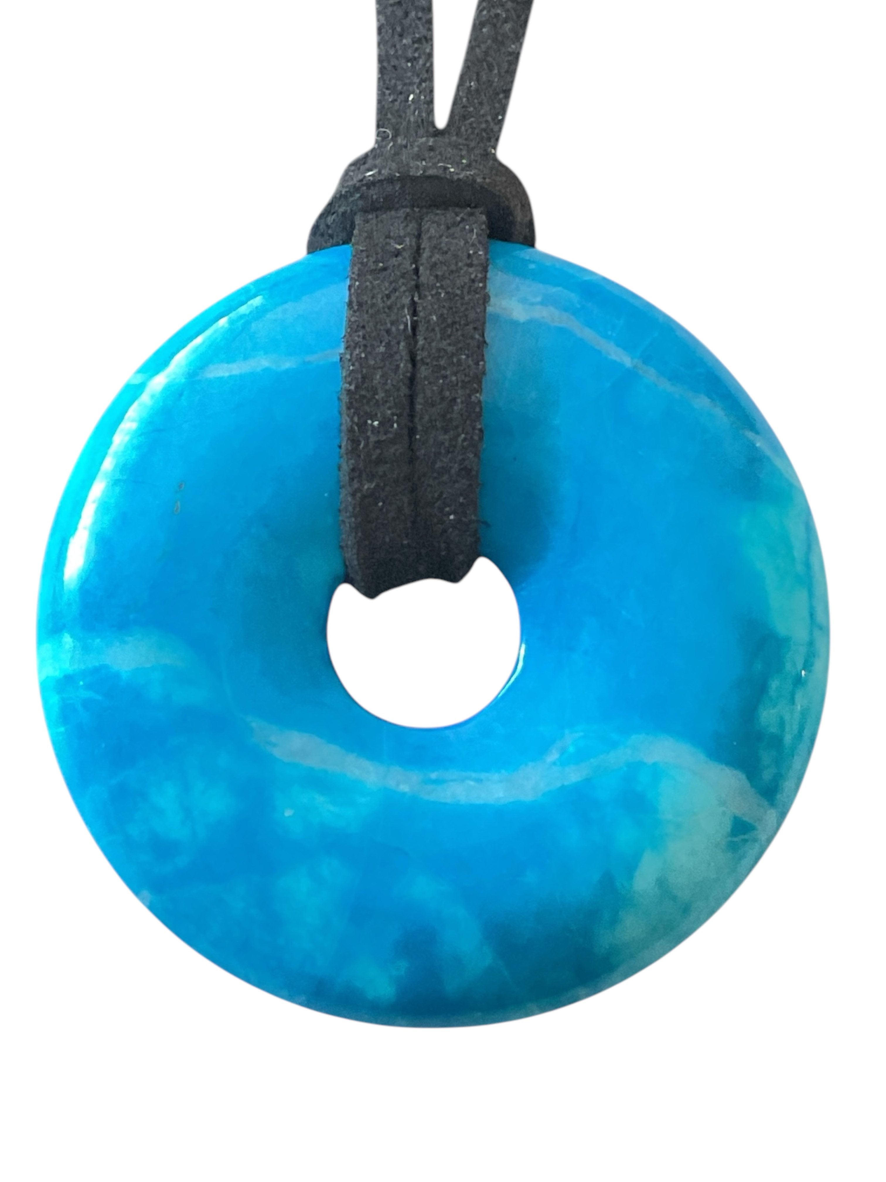 Steinfixx® Lange Kette echter Edelsteindonut 30 günstig online kaufen