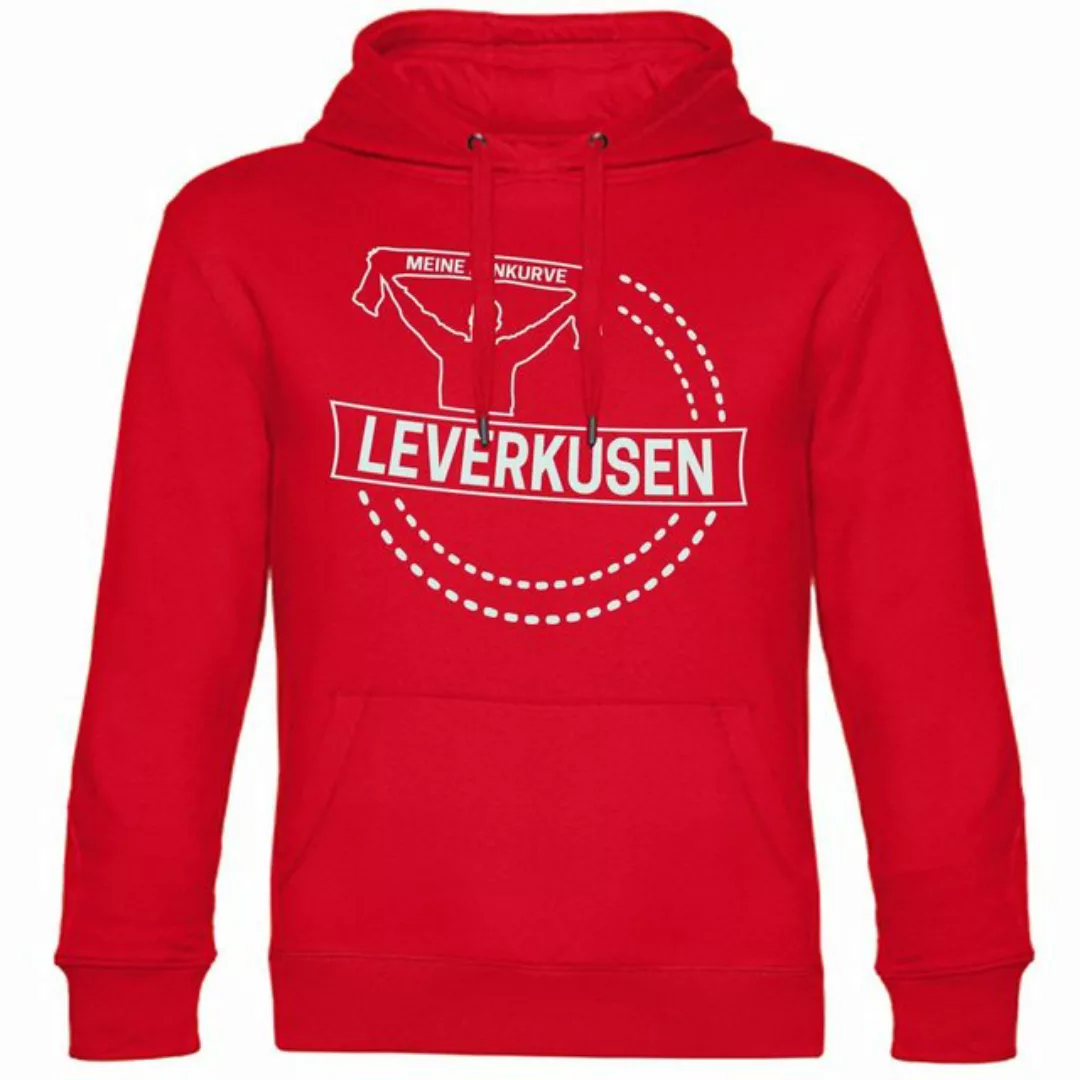 multifanshop Kapuzensweatshirt Leverkusen - Meine Fankurve - Pullover günstig online kaufen