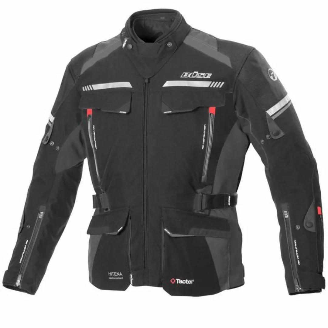 Büse Motorradjacke Büse Highland II Textiljacke schwarz 56 Textiljacke Männ günstig online kaufen