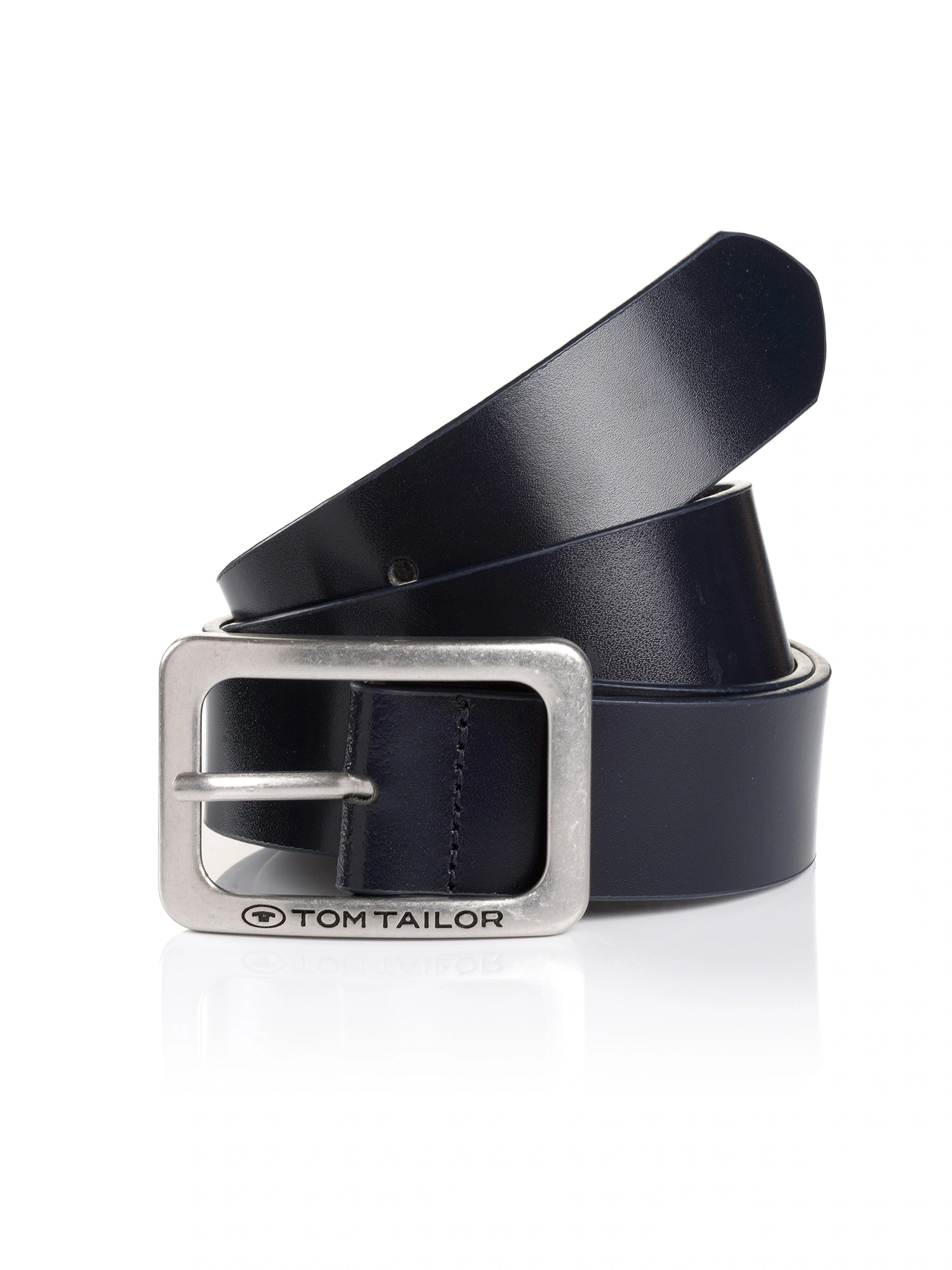 TOM TAILOR Ledergürtel "TTEVE", 4 cm breiter Damen Ledergürtel, kalssiches günstig online kaufen