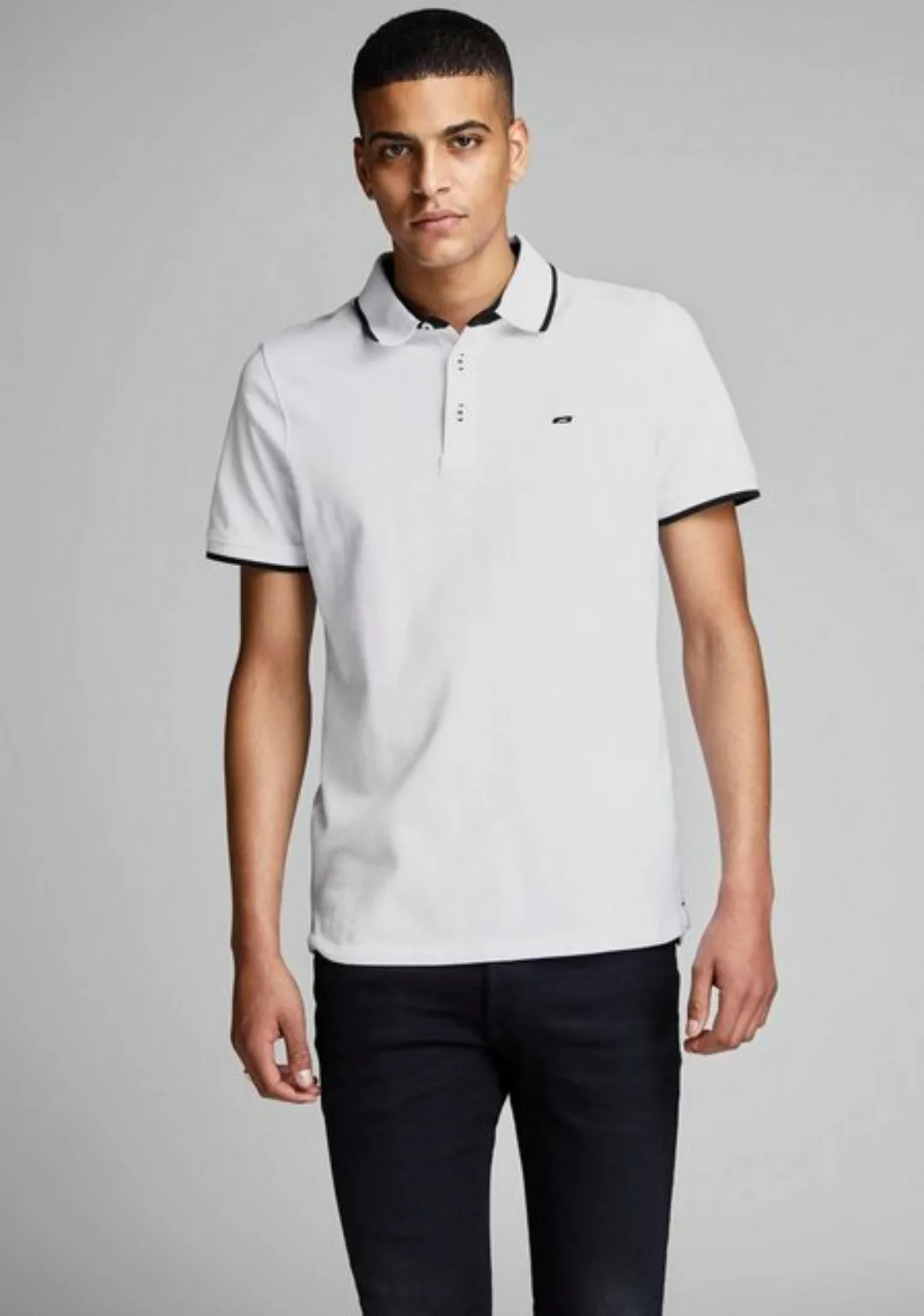 Jack & Jones Herren Poloshirt JJEPAULOS Slim Fit günstig online kaufen