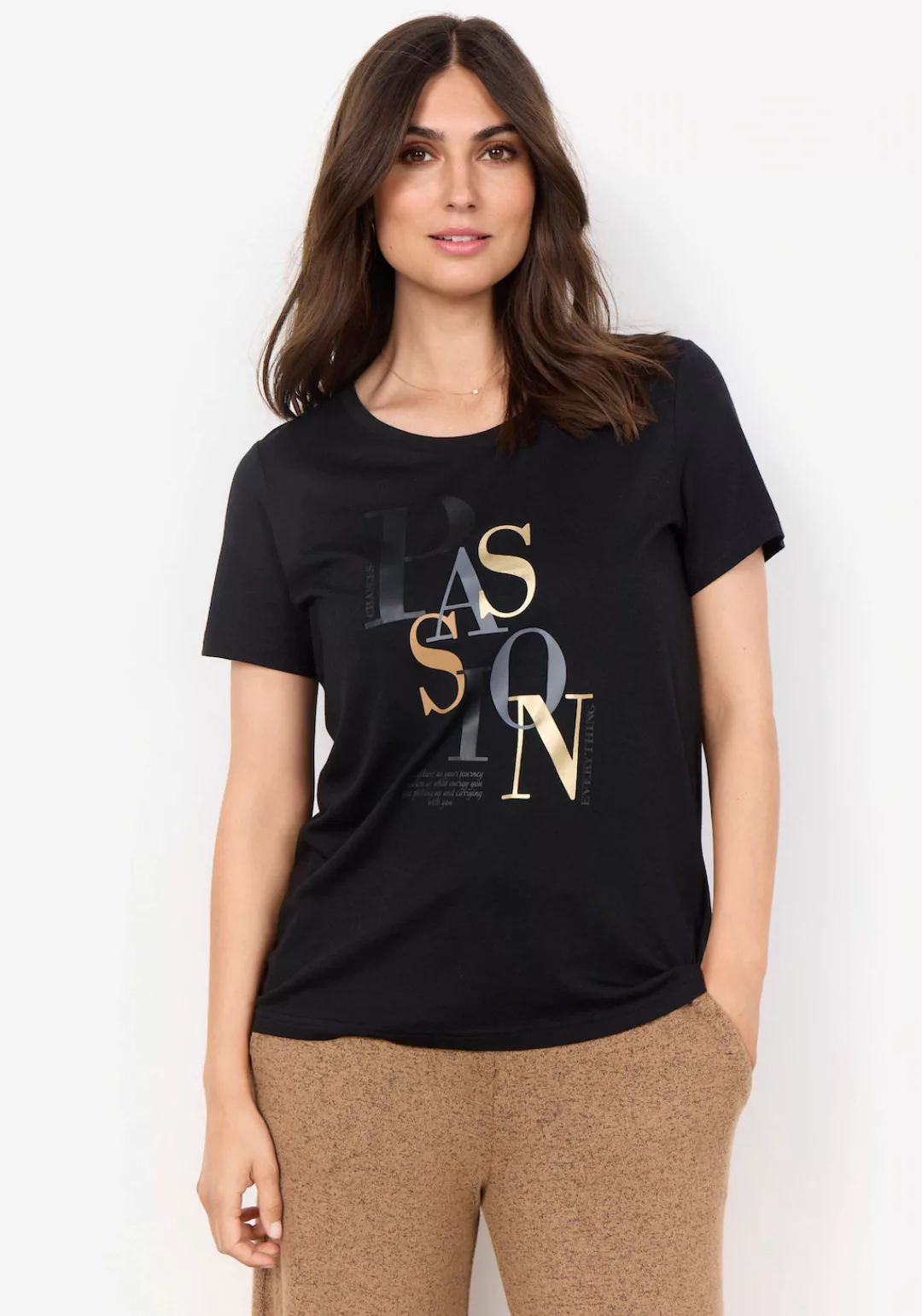 soyaconcept Kurzarmshirt SC-FELICITY FP 472 günstig online kaufen