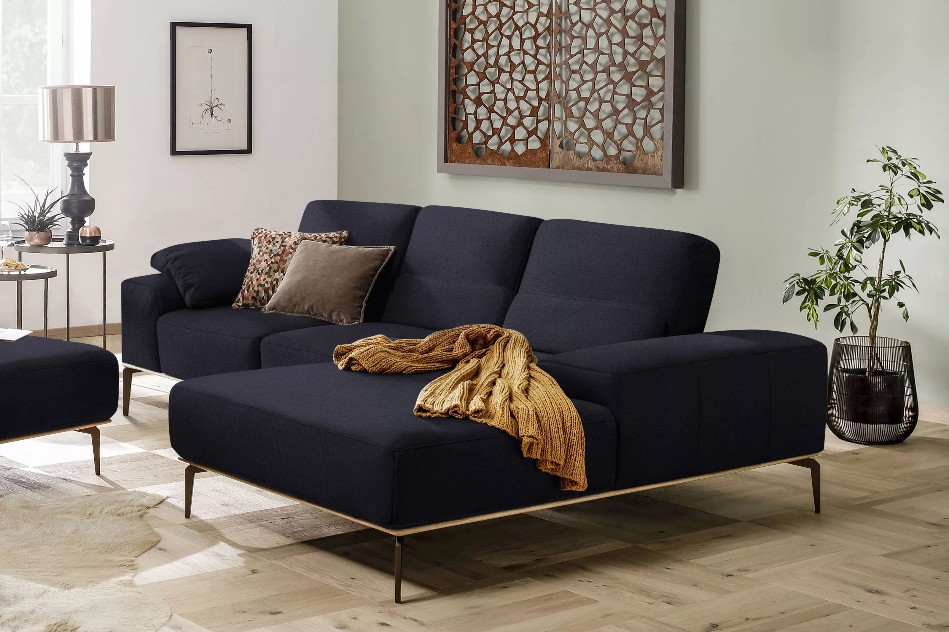 W.SCHILLIG Ecksofa "run, Designsofa mit tollem Sitzkomfort, bequem, L-Form" günstig online kaufen