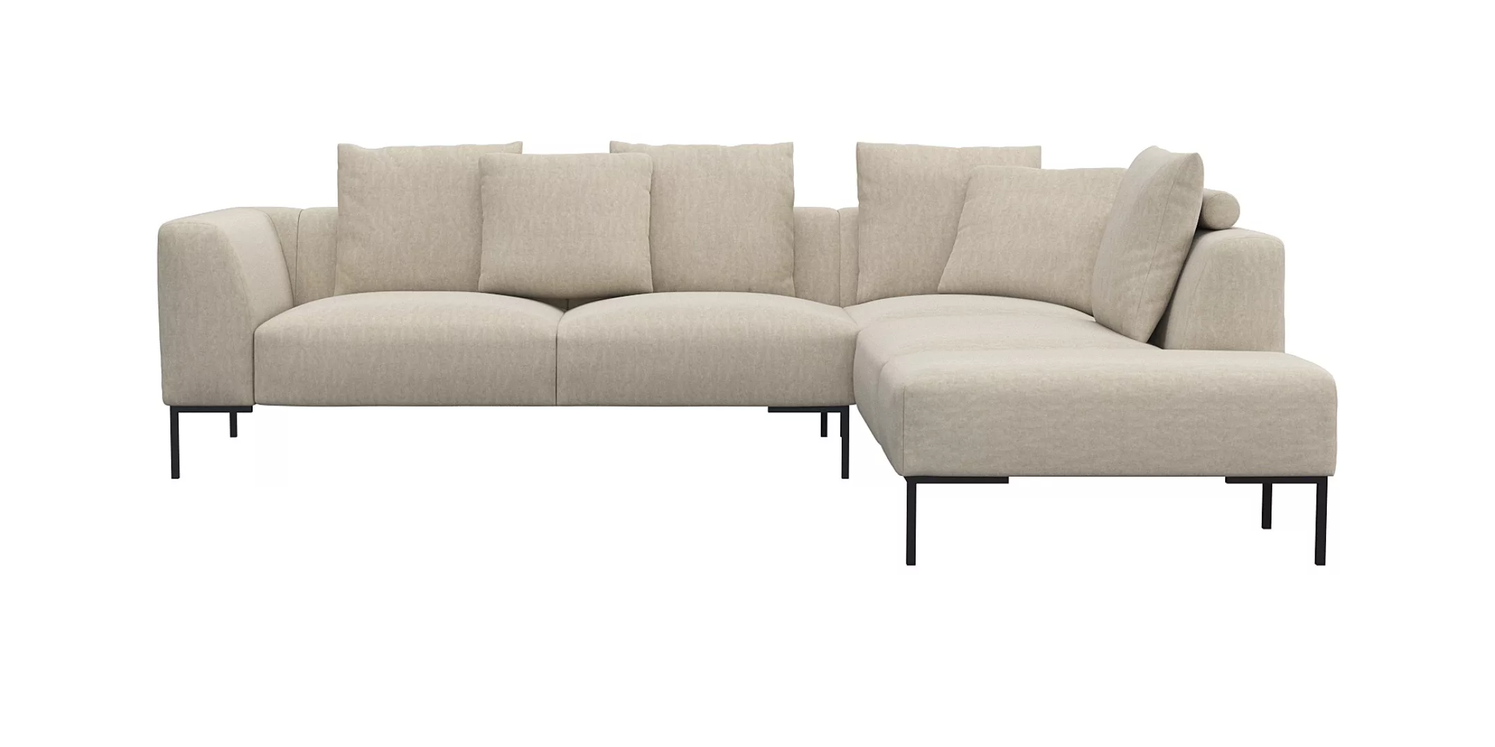 FLEXLUX Ecksofa »Sava Designsofa, bequem und komfortabel, L-Form«, Taschenf günstig online kaufen